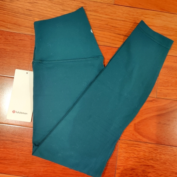 Lululemon Align Leggings Submarine Green Sz 6 BNWT - Picture 4 of 7